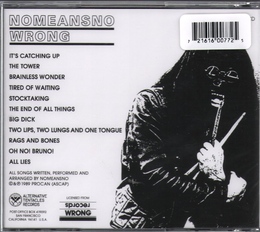 Nomeansno - Wrong - Cd