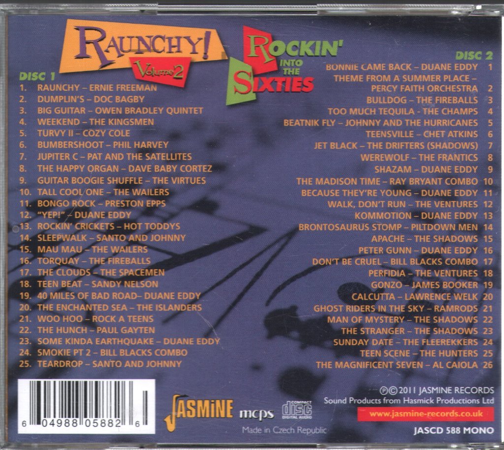 Various Artists - Raunchy! Volume 2 - Double Cd