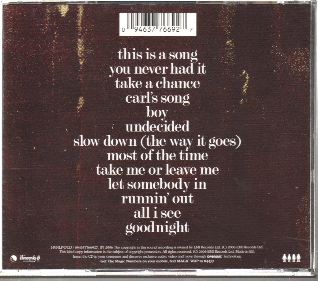 Magic Numbers - Those The Brokes - Cd
