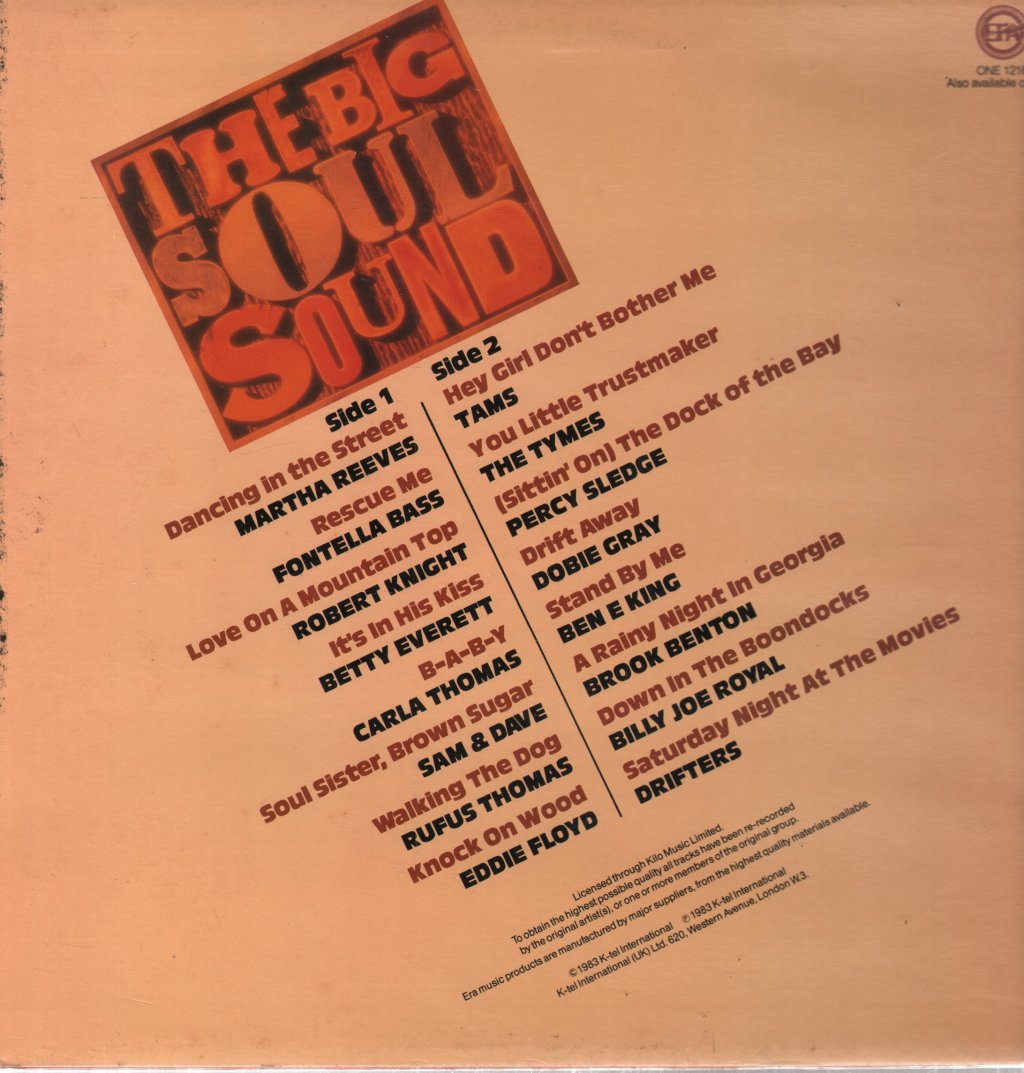 Various Artists - Big Soul Sound - Lp