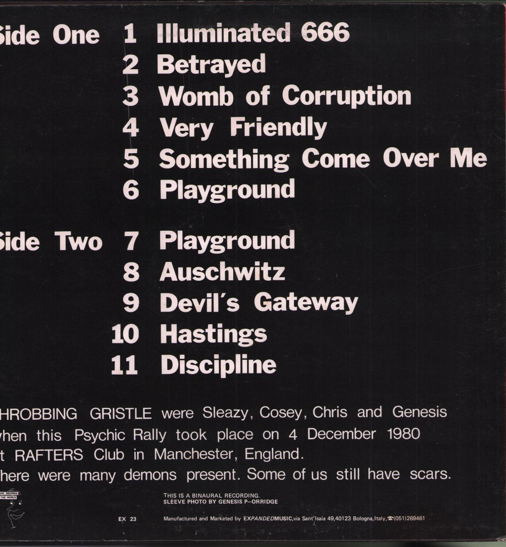 Throbbing Gristle - Rafters - Lp