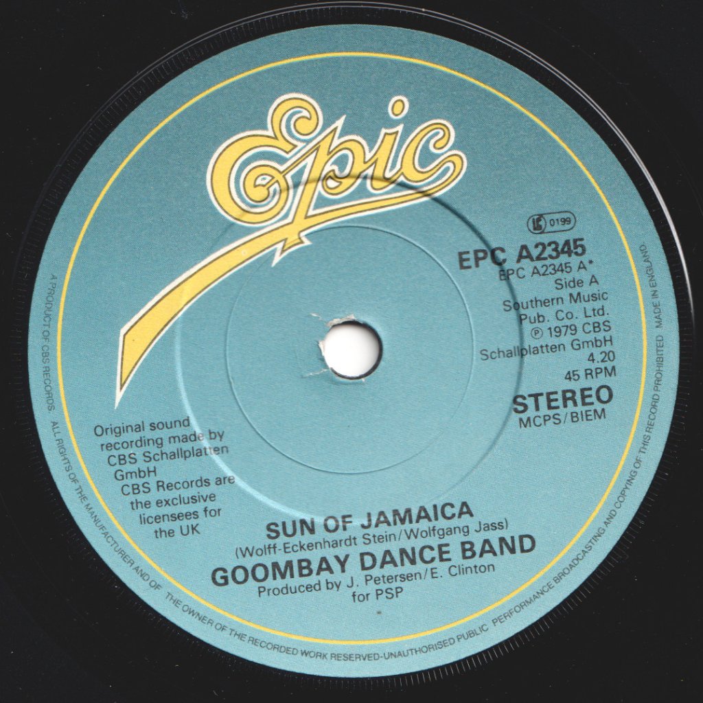 Goombay Dance Band - Sun Of Jamaica - 7 Inch