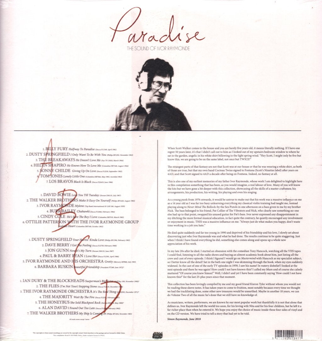 Ivor Raymonde - Paradise - Double Lp