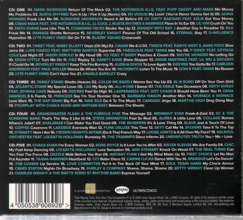Various Artists - R&B Anthems (Ultimate Collection) - Cd Set