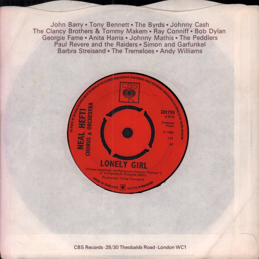 Neal Hefti - Girl Talk - 7 Inch
