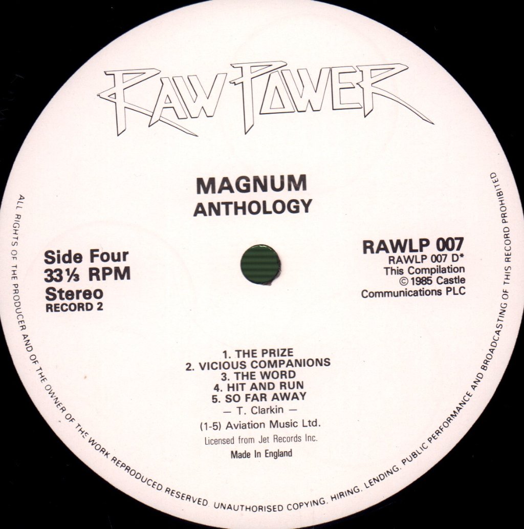 Magnum - Anthology - Double Lp