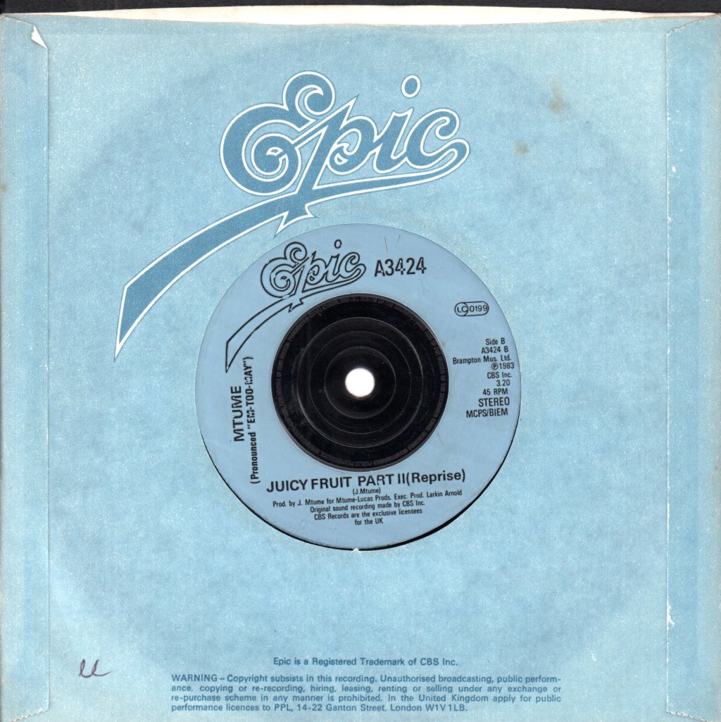 Mtume - Juicy Fruit - 7 Inch