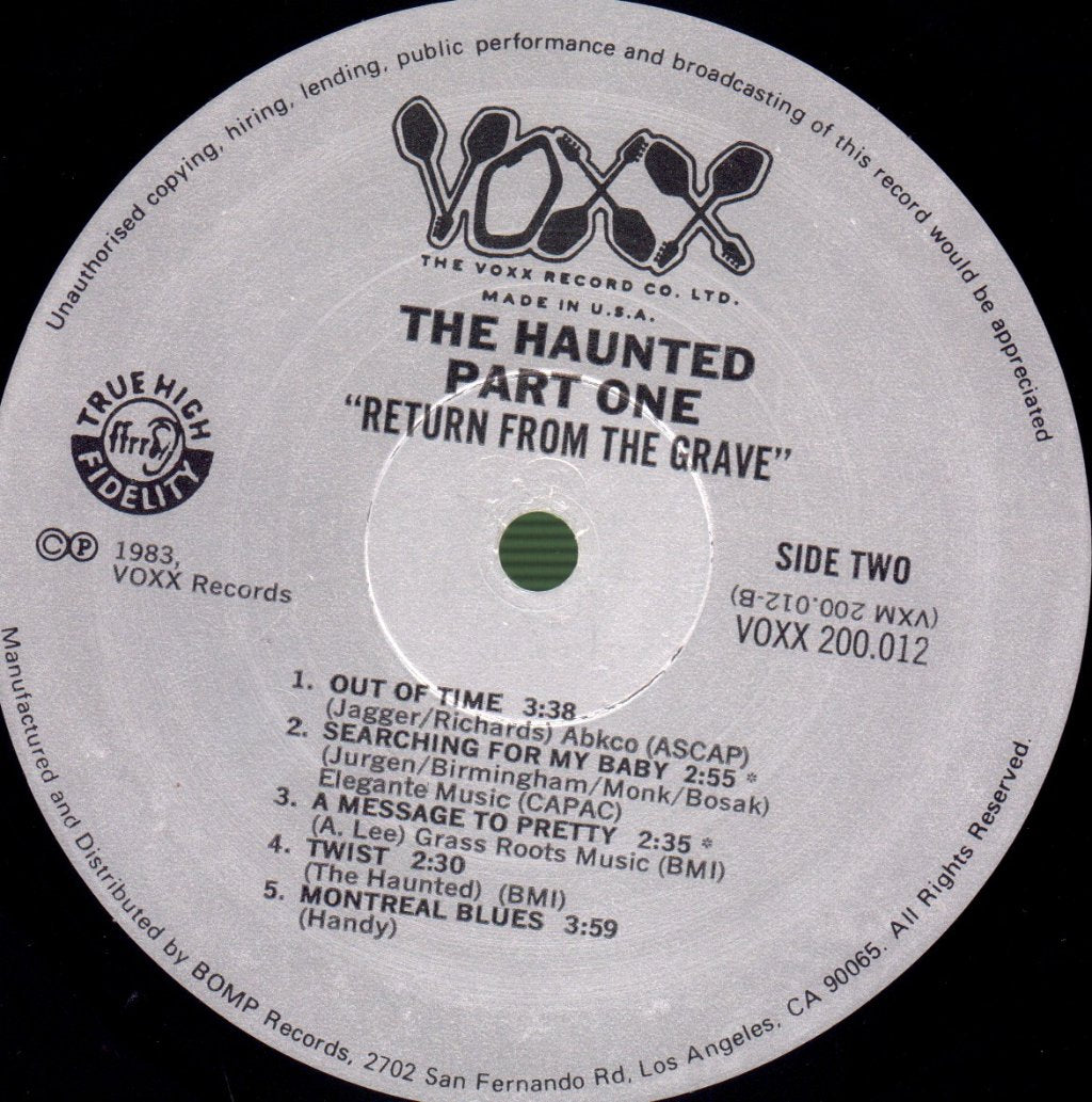 Haunted - In Return From The Grave - Lp