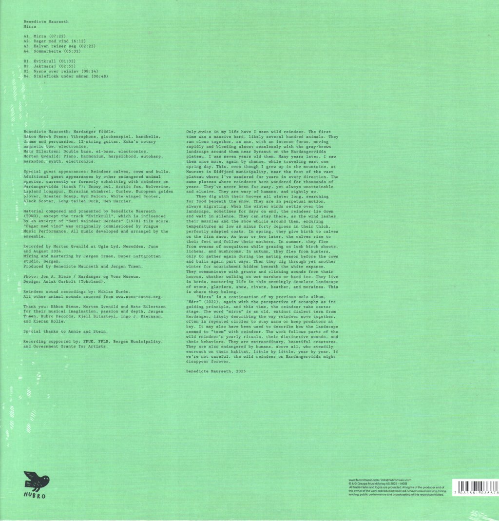 Benedicte Maurseth - Mirra - Lp