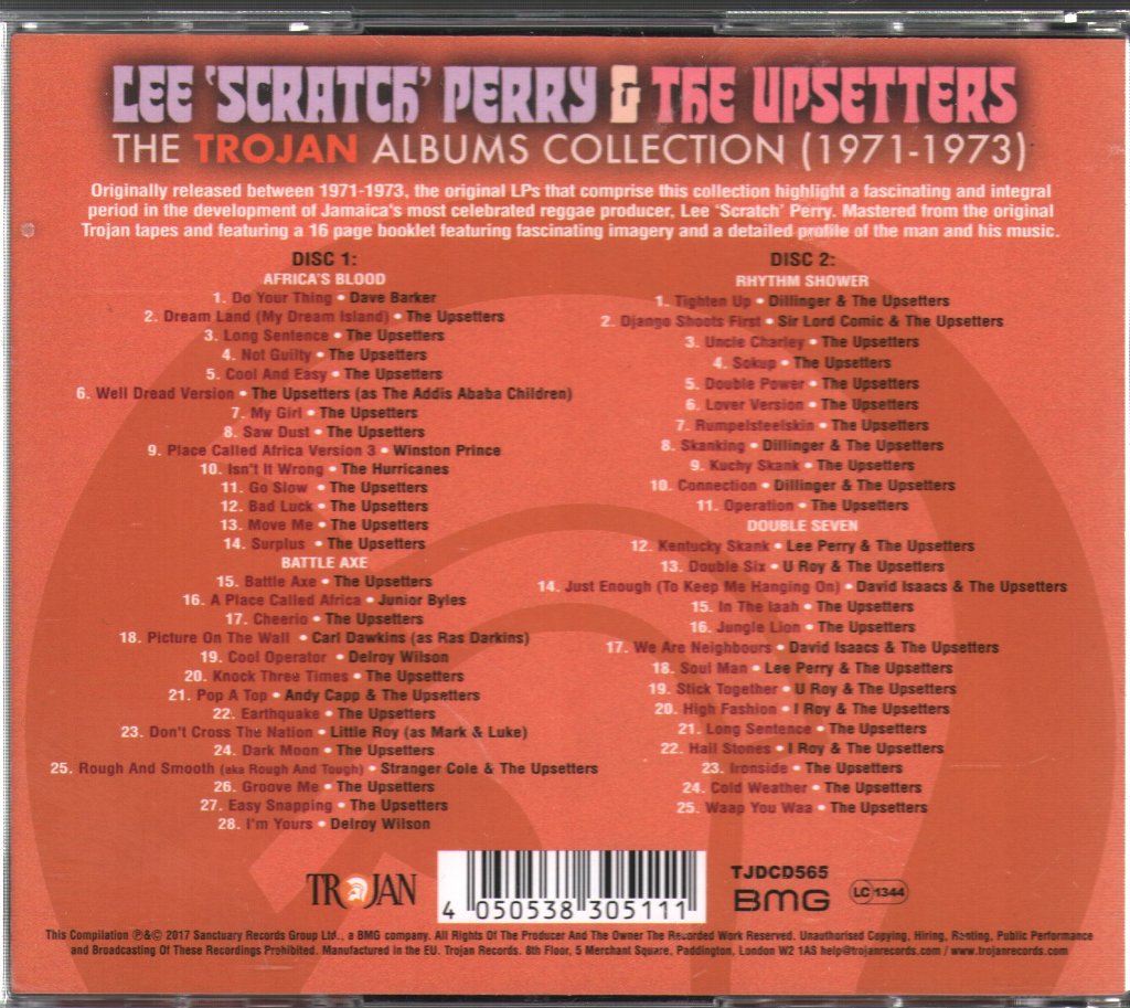 Lee Perry & The Upsetters - Trojan Albums Collection (1971-1973) - Double Cd