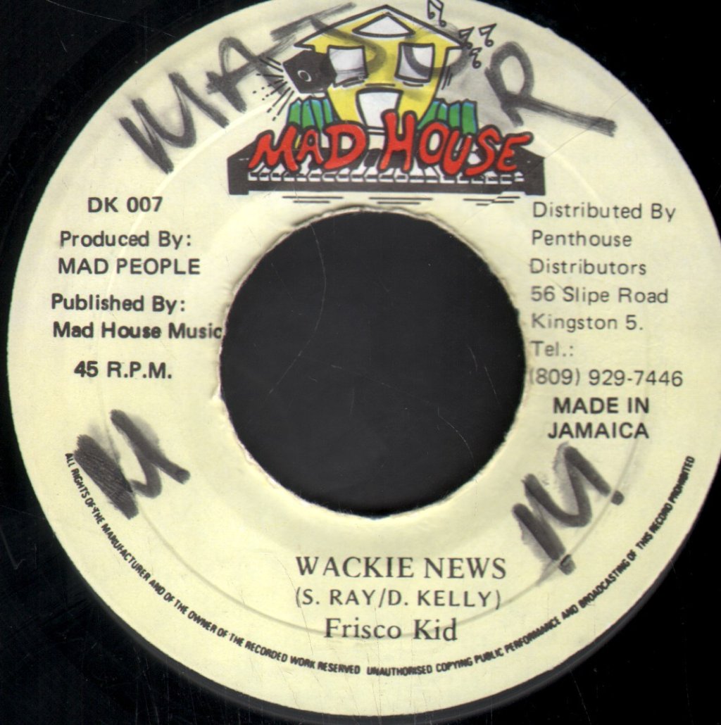 Frankie Sly / Frisco Kid - Wah Wah / Wackie News - 7 Inch