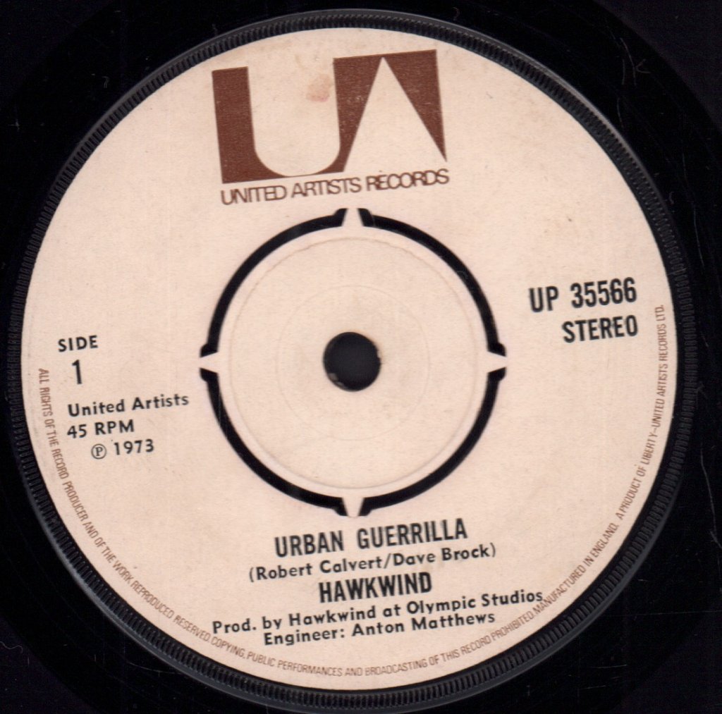 Hawkwind - Urban Guerrilla - 7 Inch