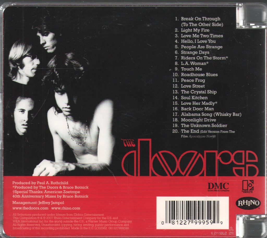 Doors - Very Best of the Doors - Cd