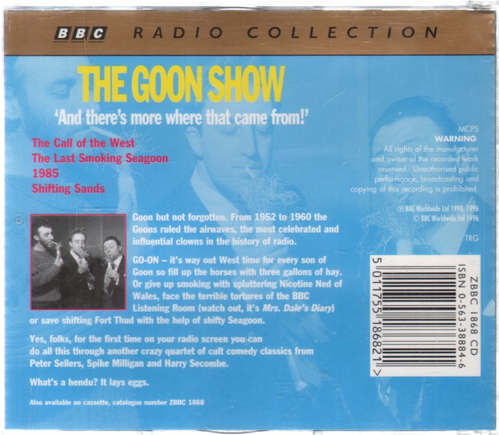 Goons - Volume 5 "And There's More Where That Came From" - Double Cd