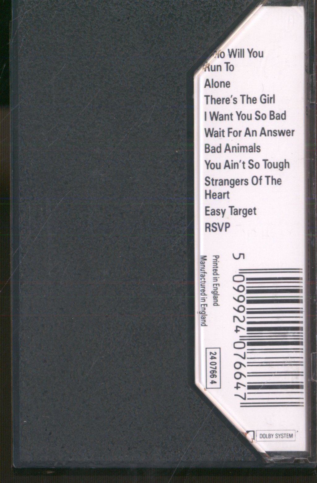 Heart - Bad Animals - Cassette