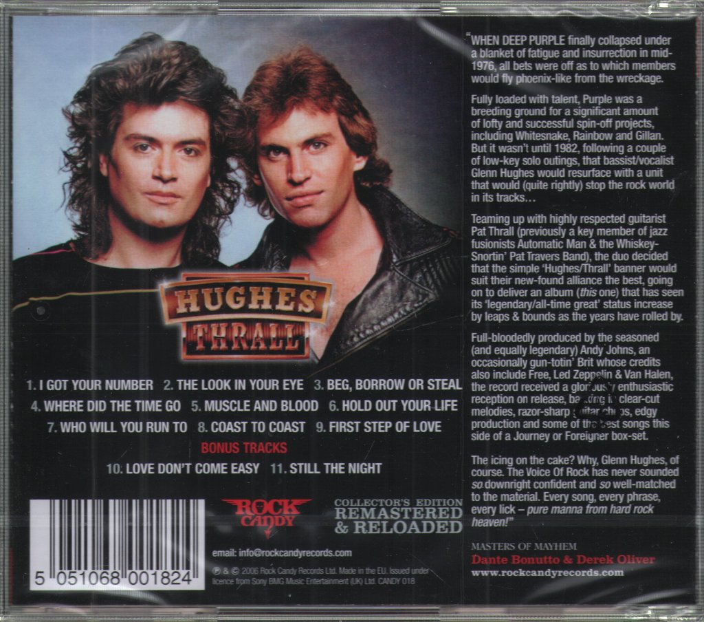 Hughes / Thrall - Hughes / Thrall - Cd