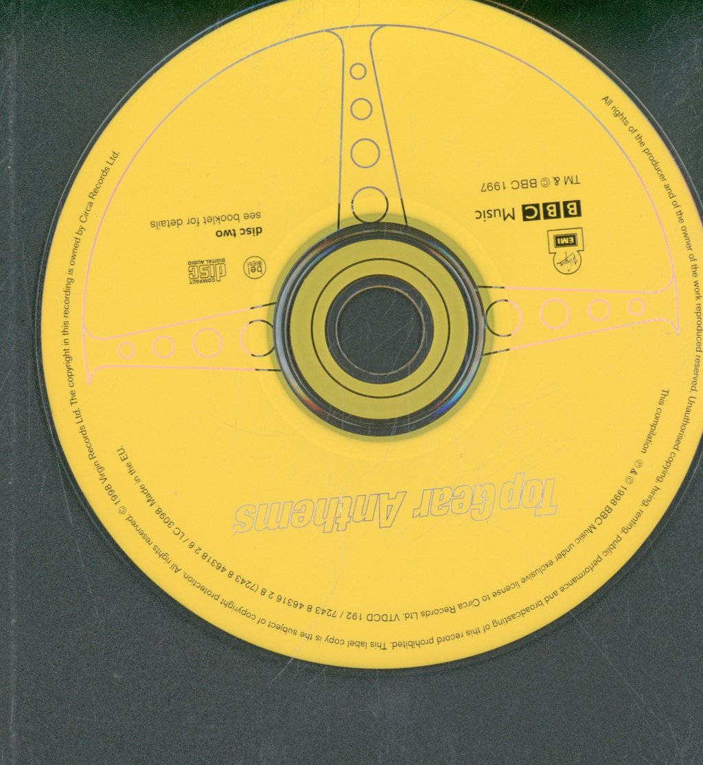 Various Artists - Top Gear Anthems - Double Cd