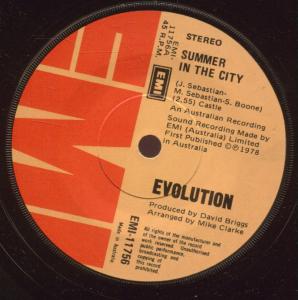 Evolution (70'S Group) - Summer In The City - 7 Inch