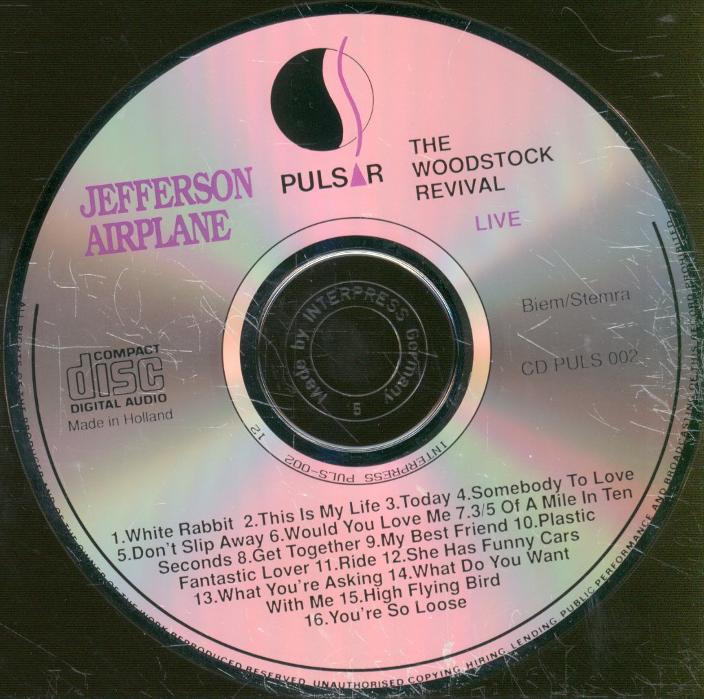 Jefferson Airplane - Woodstock Revival Live - Cd