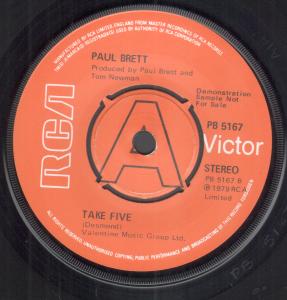 Paul Brett - Take Five - 7 Inch