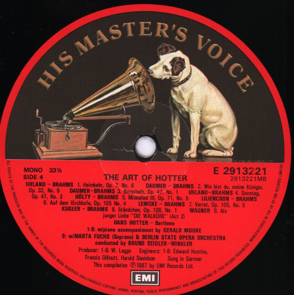 Hans Hotter - Art Of Hans Hotter - Double Lp