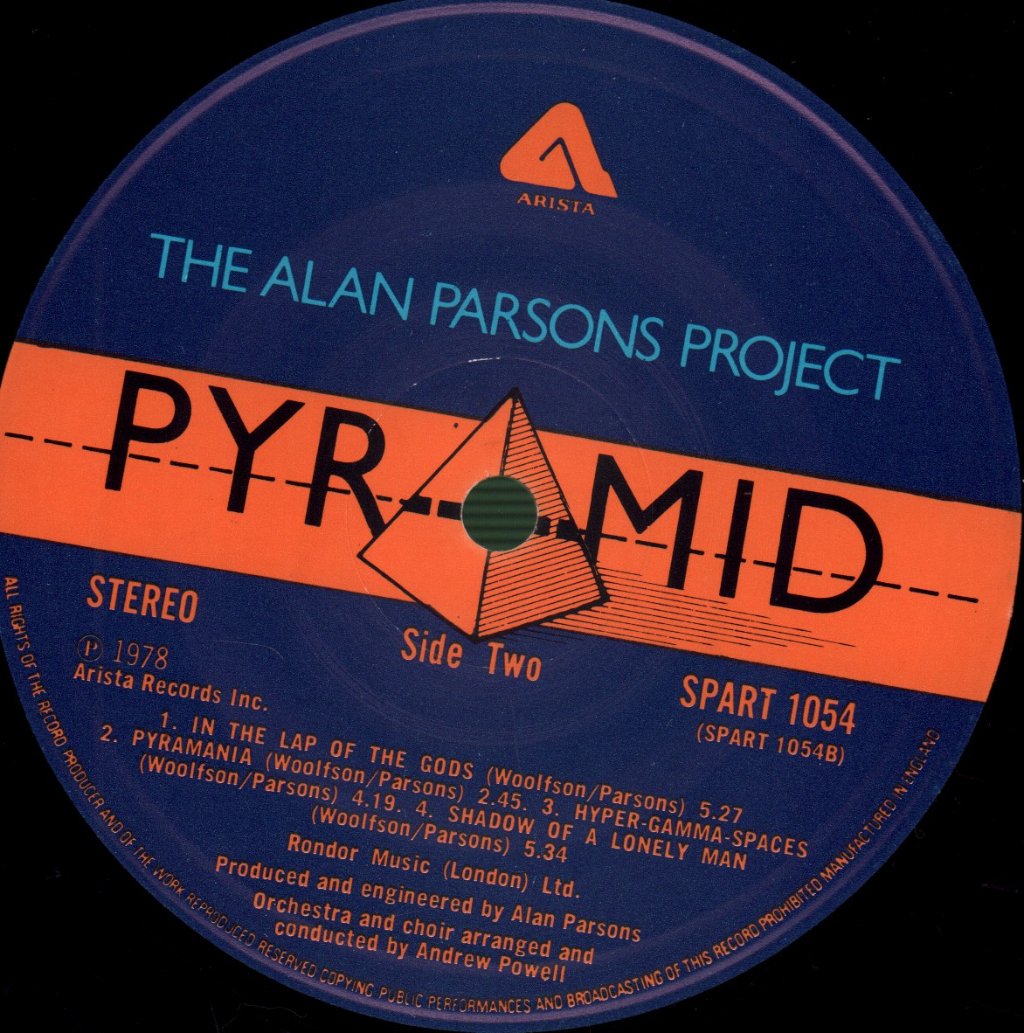 Alan Parsons Project - Pyramid - Lp