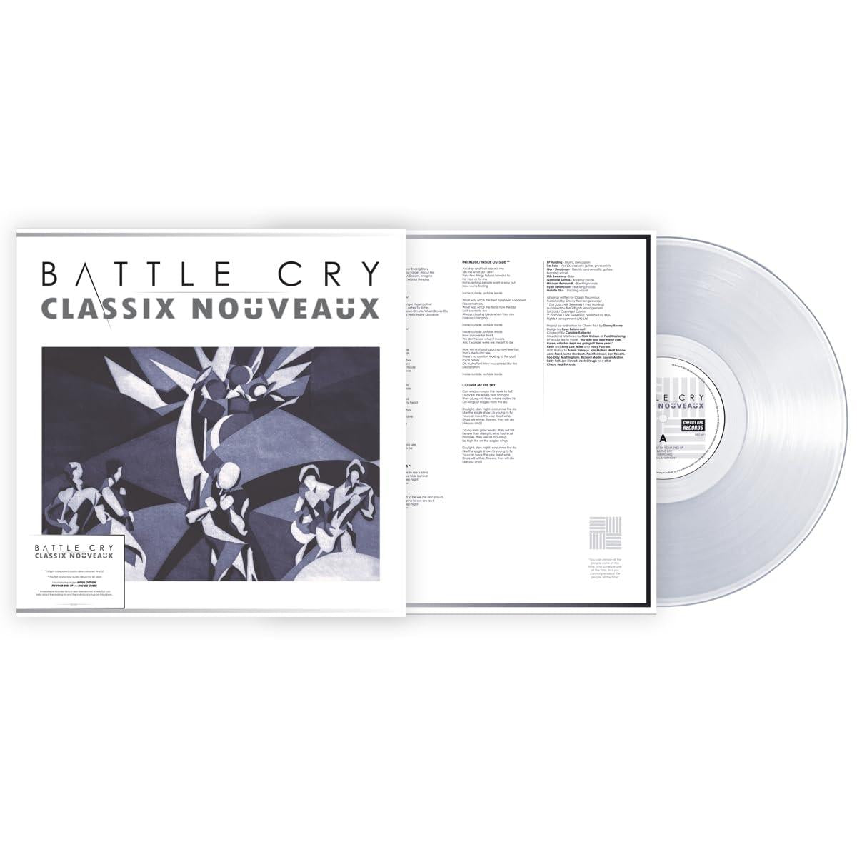 Classix Nouveaux - Battle Cry 12" Transparent Crystal Clear Vinyl Edition - Lp