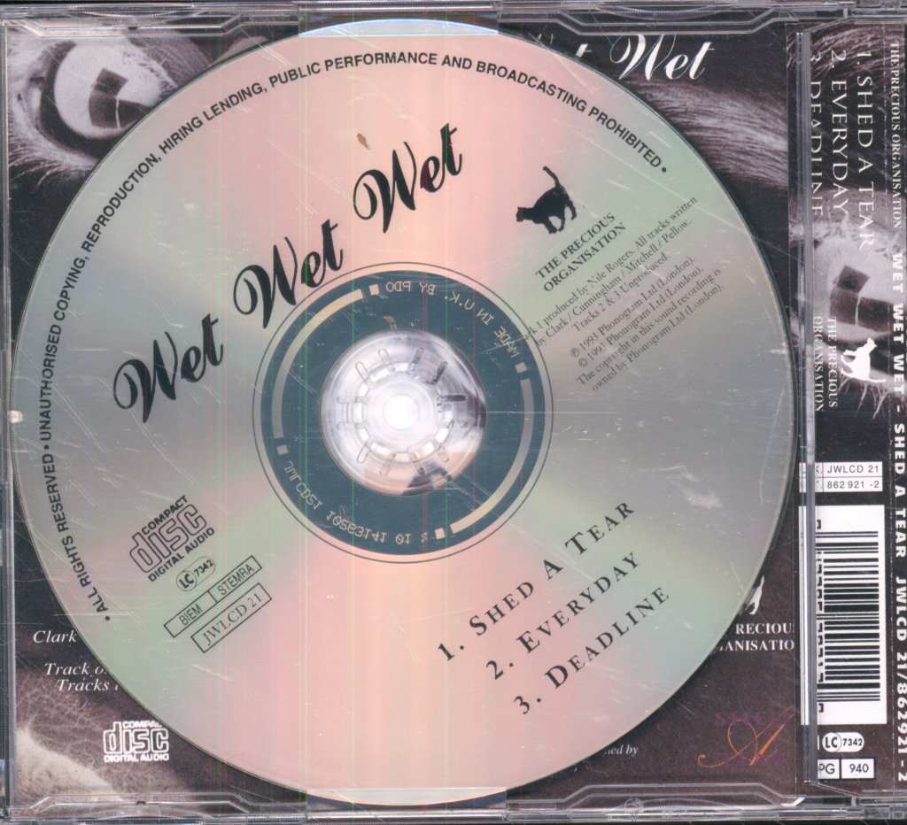 Wet Wet Wet - Shed A Tear - Cd