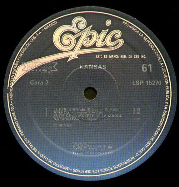 Kansas - Kansas - Lp
