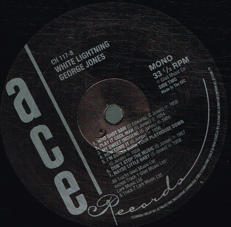 George Jones - White Lightning - Lp