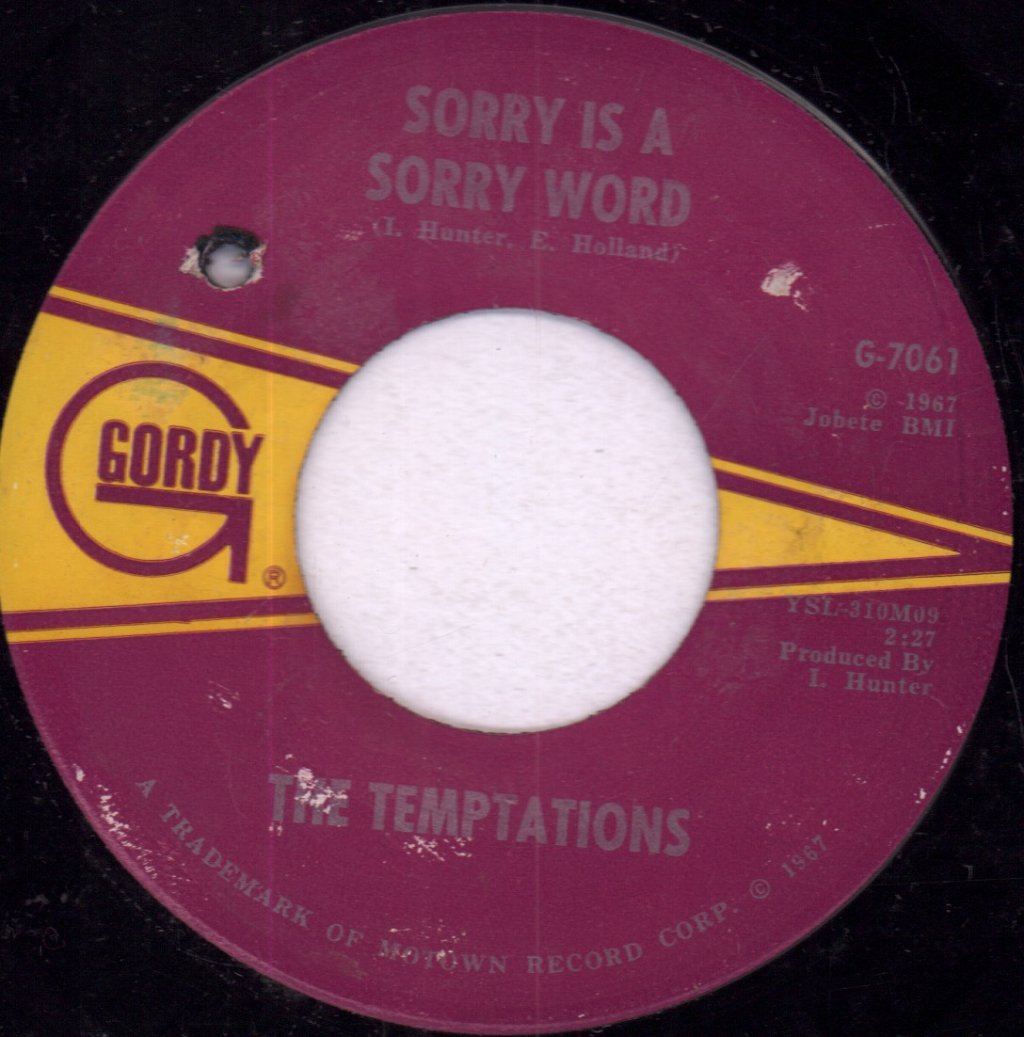 Temptations - All I Need - 7 Inch