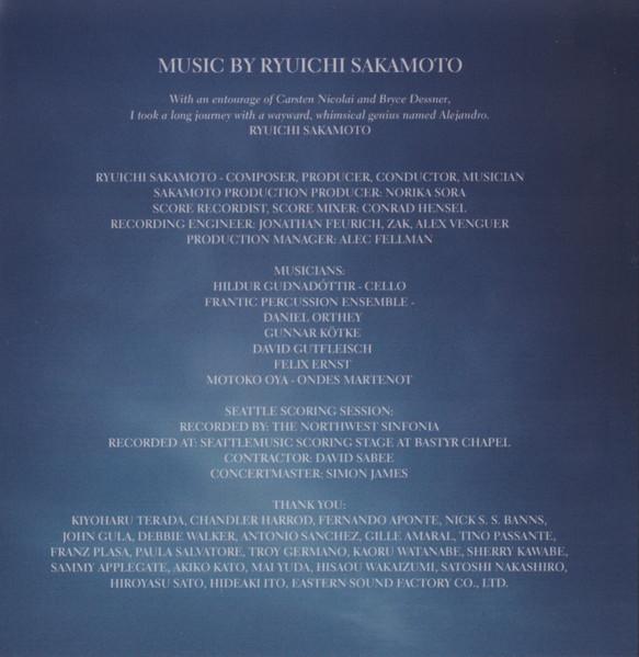Ryuichi Sakamoto and Alva Noto with Bryce Dessner - Revenant Original Motion Picture Soundtrack - Cd