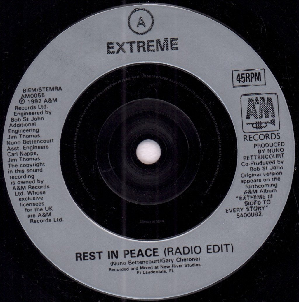 Extreme - Rest In Peace - 7 Inch
