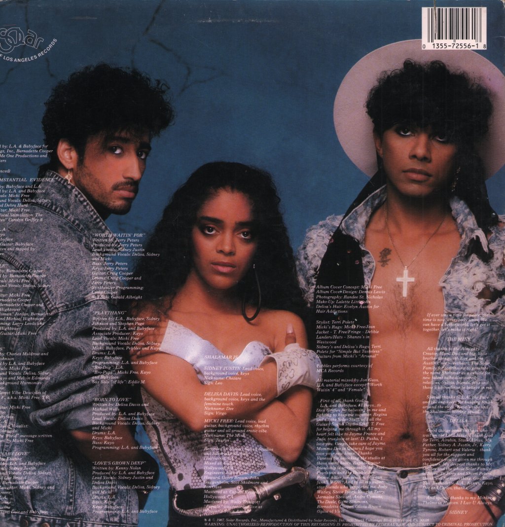 Shalamar - Circumstantial Evidence - Lp