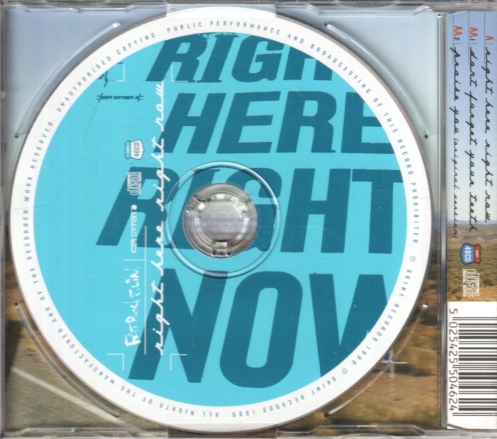 Fatboy Slim - Right Here Right Now - Cd