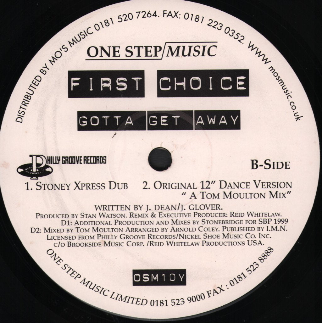 First Choice - Gotta Get Away - 12 Inch