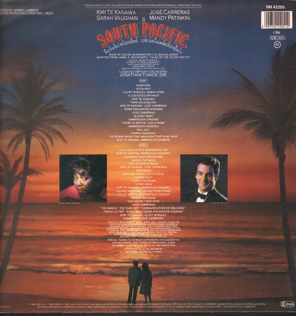 South Pacific - Soundtrack - Lp