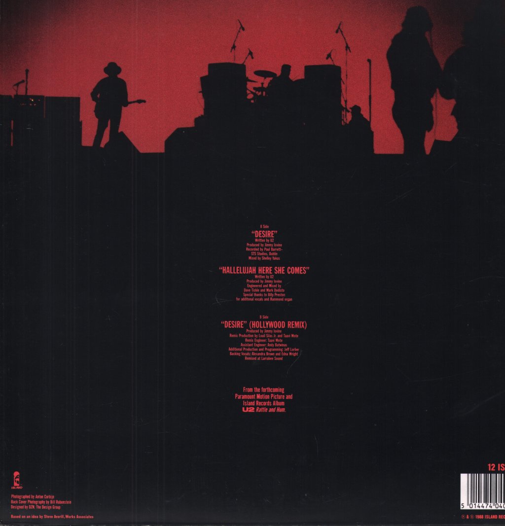 U2 - Desire - 12 Inch