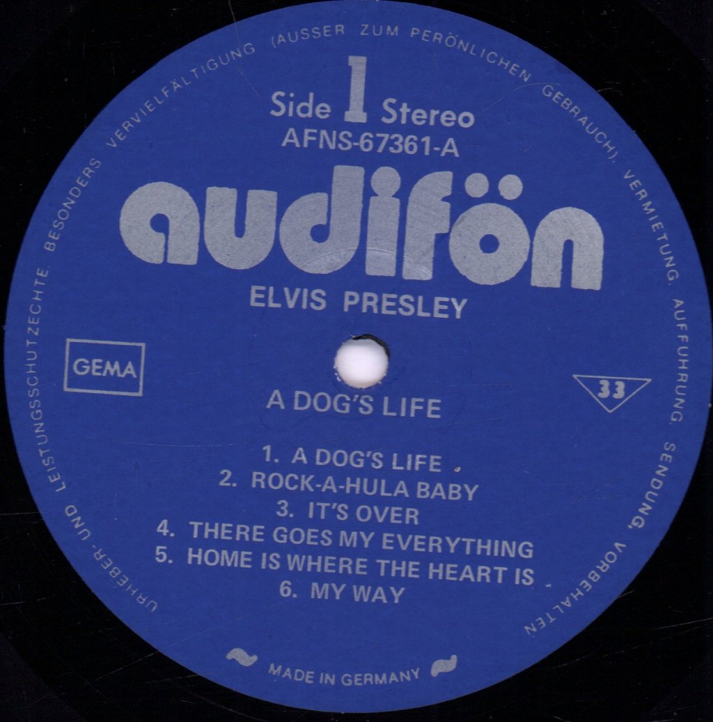 Elvis Presley - A Dog's Life - Lp