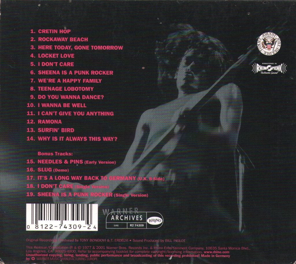 Ramones - Rocket To Russia - Cd
