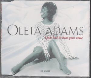 Oleta Adams - I Just Had To Hear Your Voice - Cd