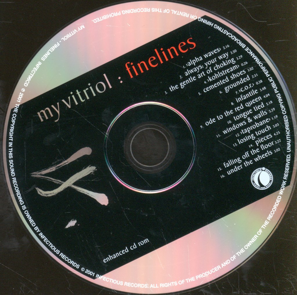 My Vitriol - Finelines - Cd