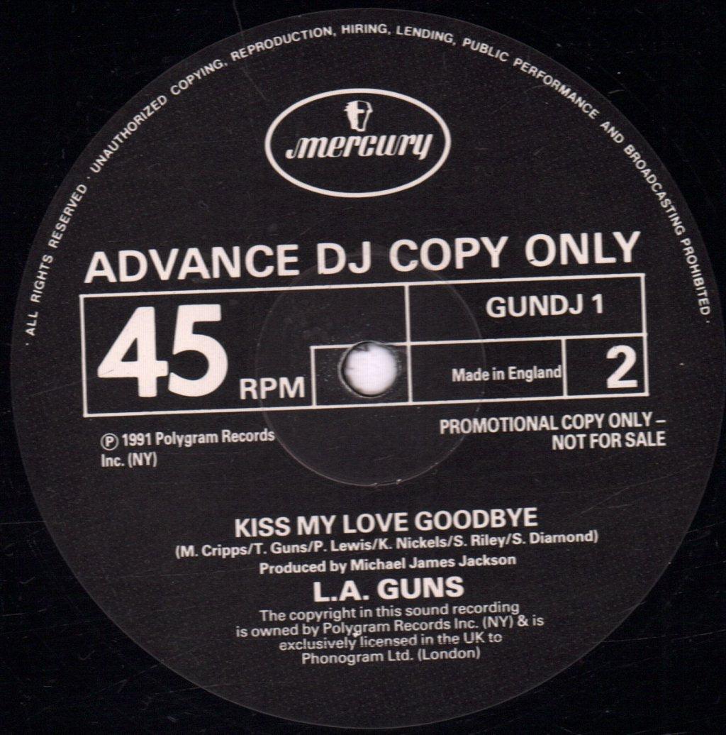 L.A. Guns - Over The Edge - 12 Inch