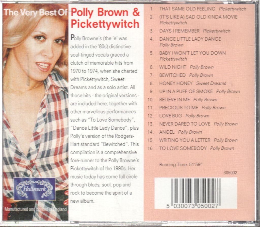 Polly Brown & Pickettywitch - Very Best Of Polly Brown & Pickettywitch - Cd