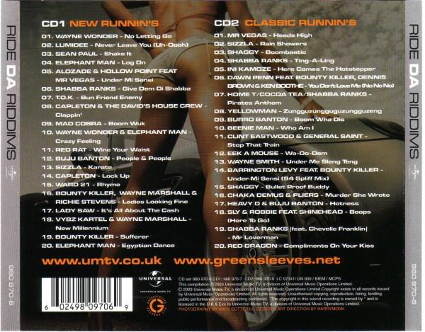 Various Artists - Ride Da Riddims - Double Cd