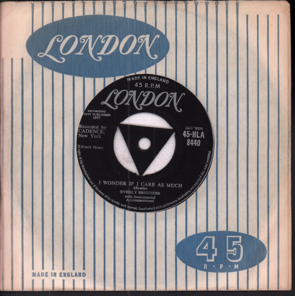 Everly Brothers - Bye Bye Love - 7 Inch