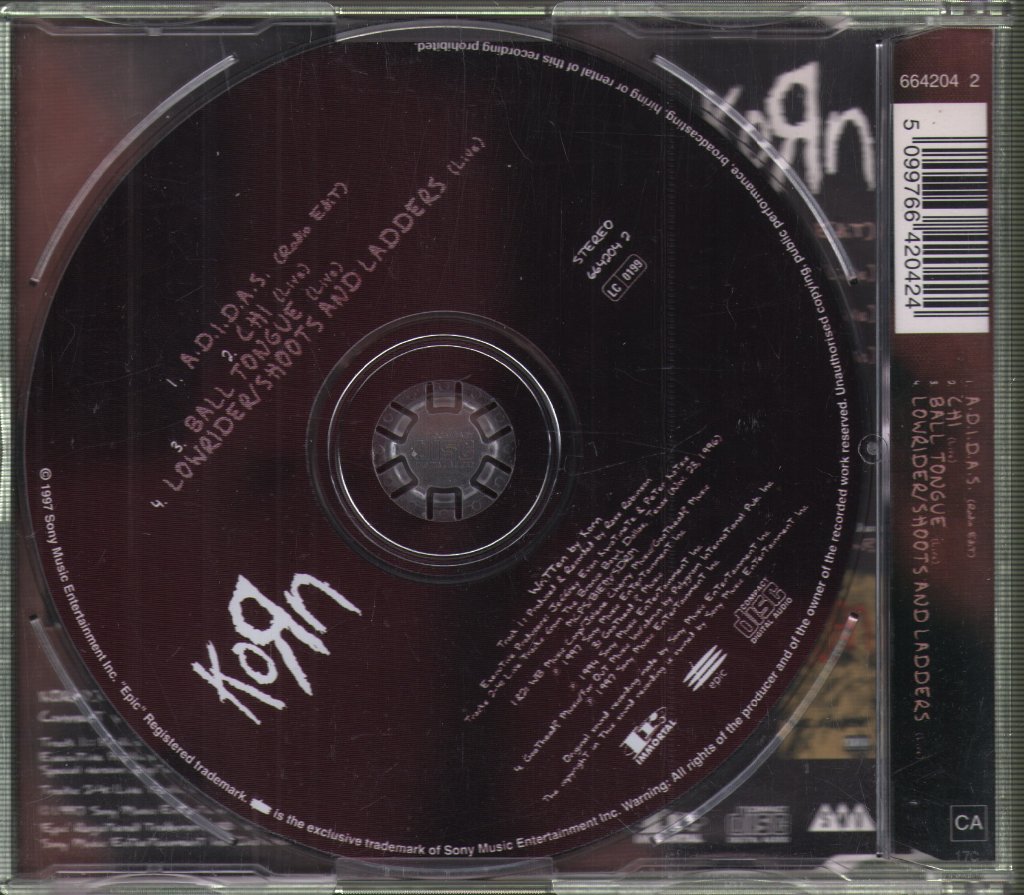 Korn - A.D.I.D.A.S. - Cd