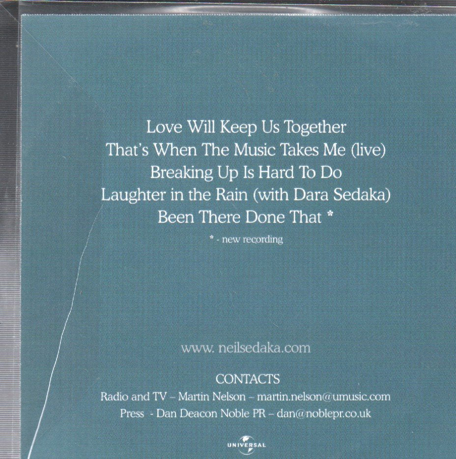 Neil Sedaka - Show Goes On Album Sampler - Cdr