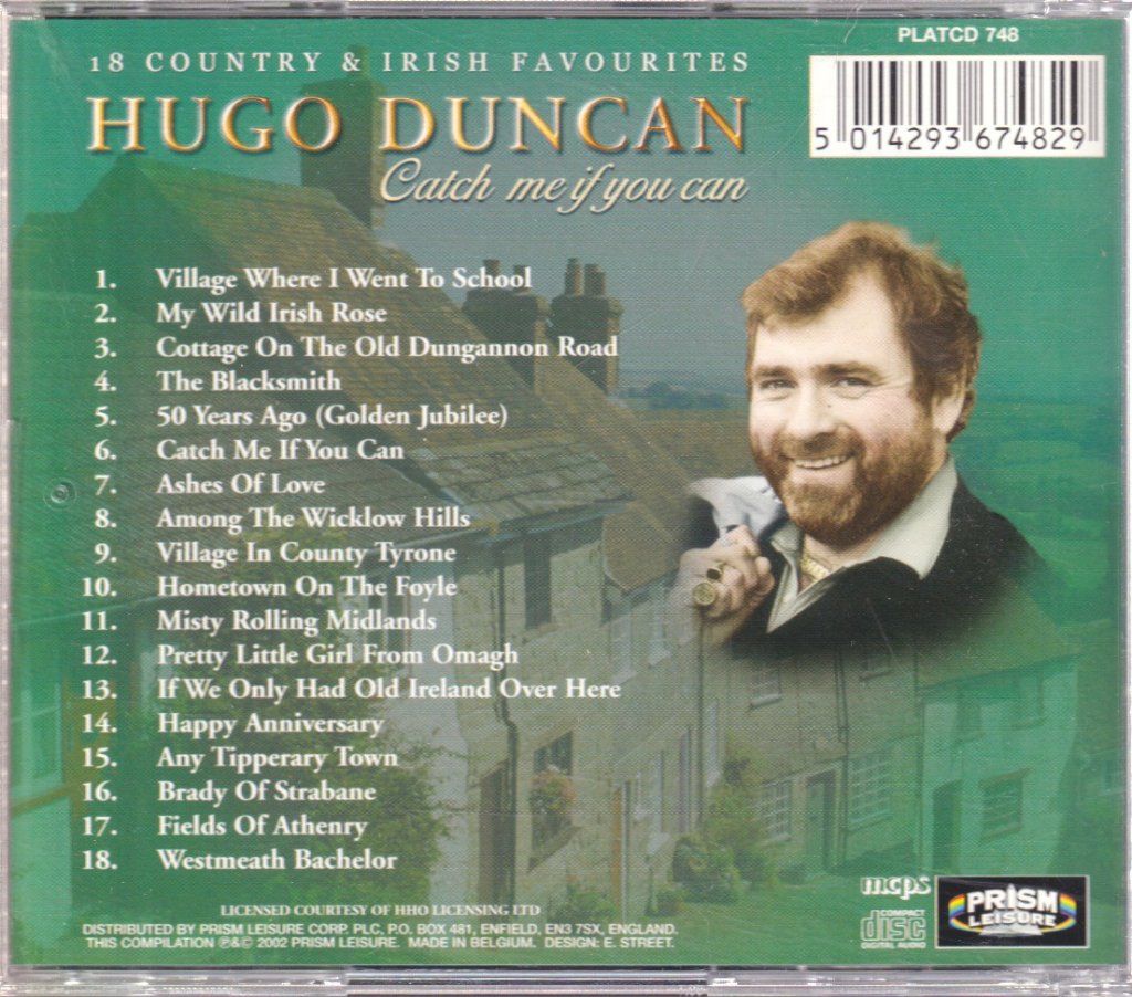 Hugo Duncan - Catch Me If You Can - Cd