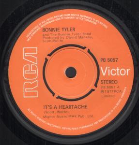 Bonnie Tyler - It's A Heartache - 7 Inch